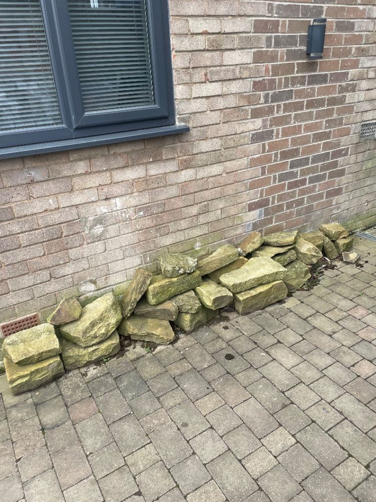 Large selection of rockery decorative stone
