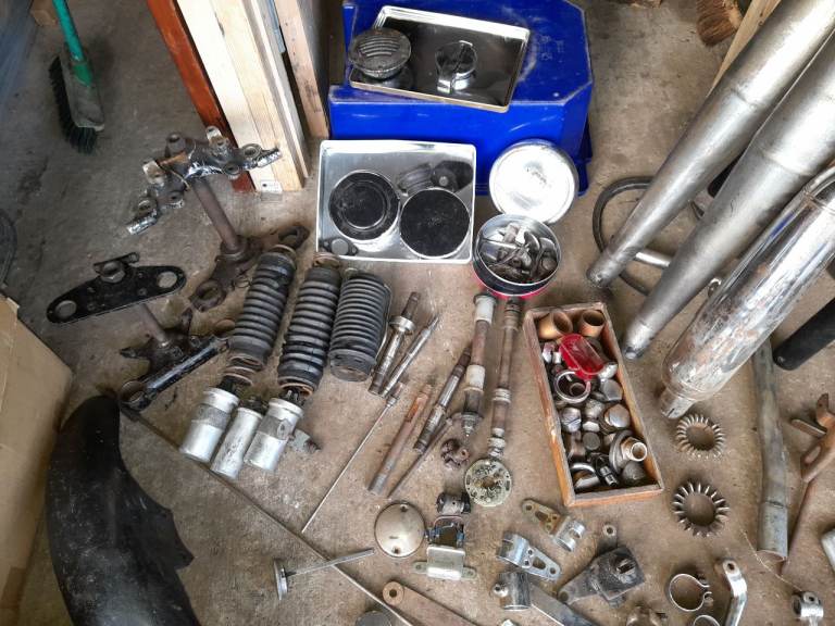 British motorcycle parts job lot