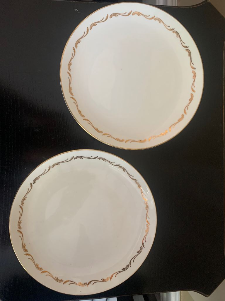 Royal Stafford Pair of Bone China Plates- Excellent Condition