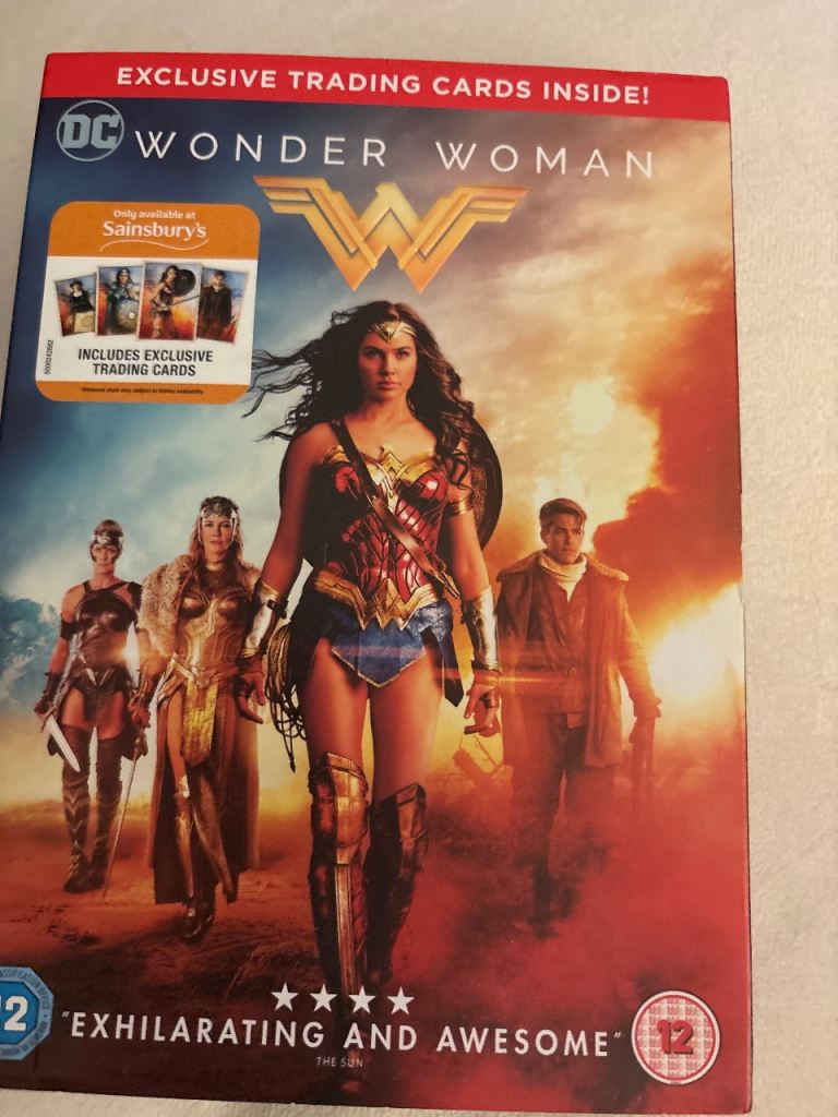 Wonder Woman DVD with Exclusive Trading Cards - New
