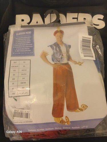 Mens Aladdin Fancy Dress Size XL