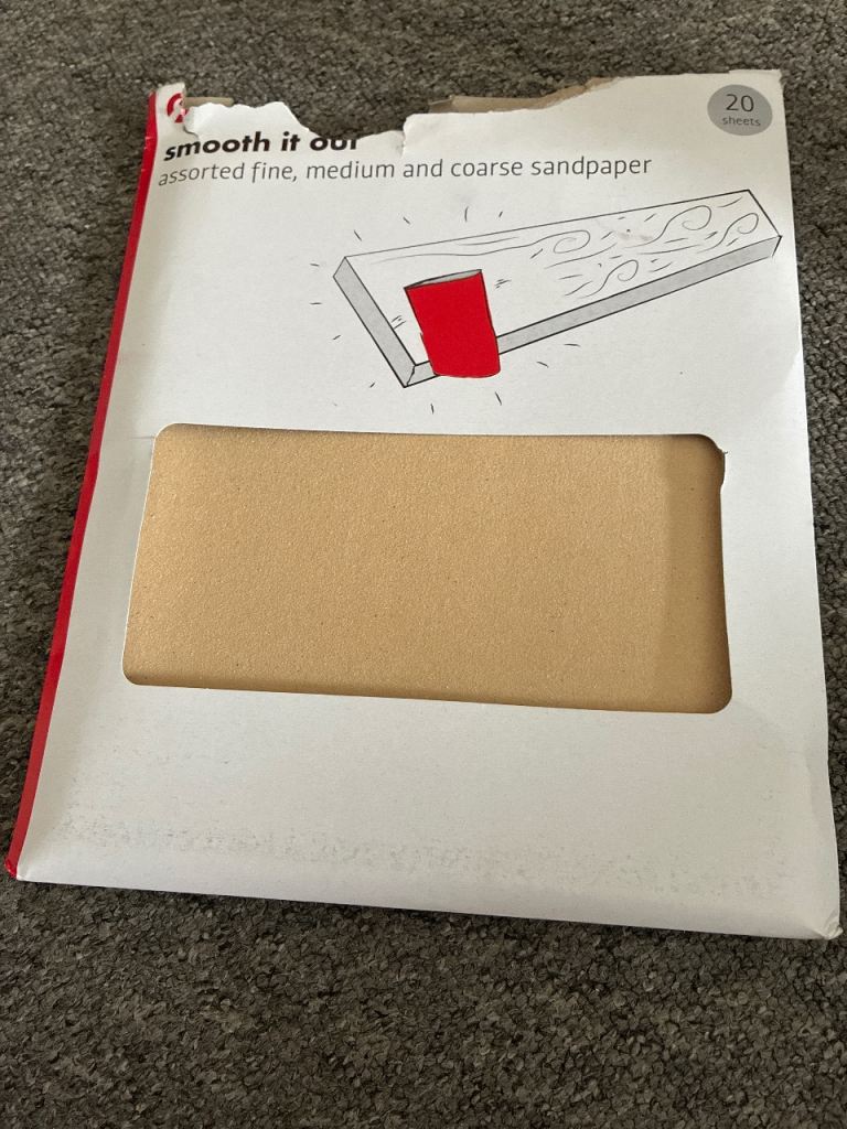 FREE PACK OF SANDPAPER 