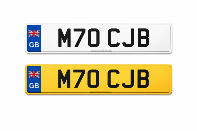 Personalised number plate