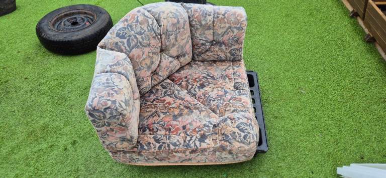 Corner cushions for camper caravan motorhome boat, set of 2.