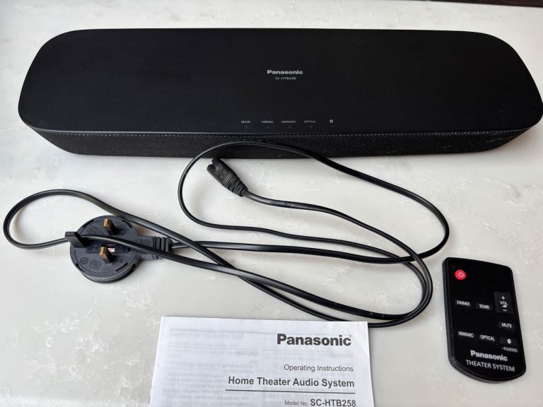 Panasonic SC-HTB258 Home Theatre Audio System - Soundbar, Black