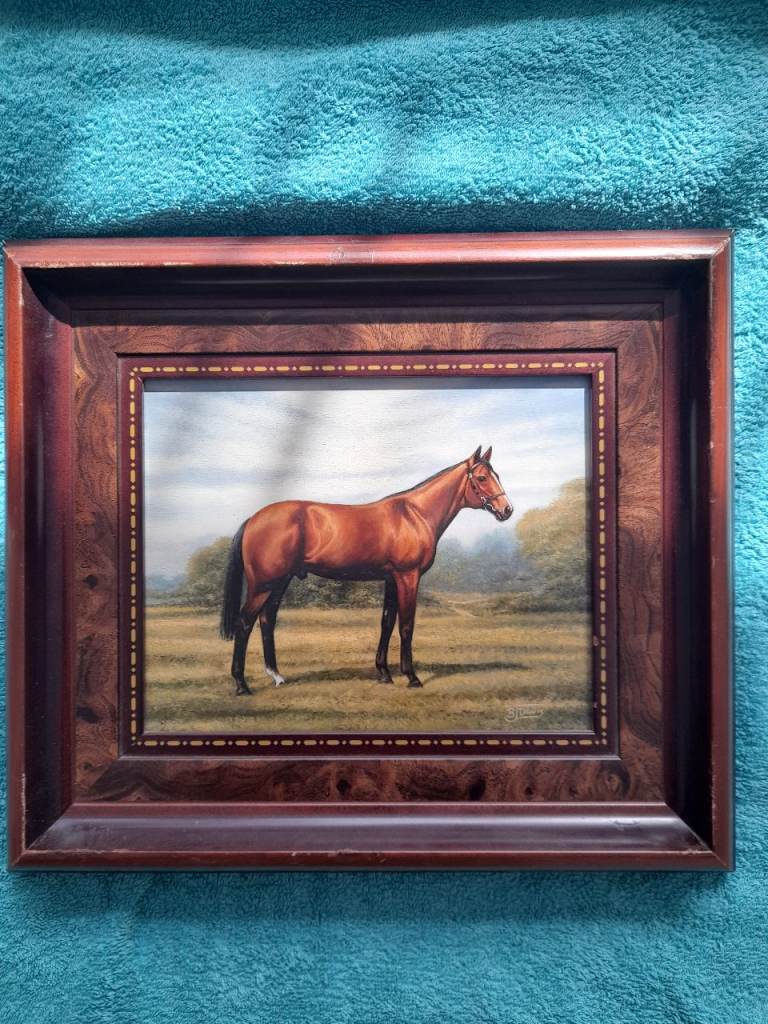 Original Oil paintings - racehorses x 2