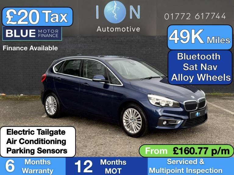 2015 BMW 2 Series Active Tourer 1.5 216d Luxury *20 Tax, Sat Nav, Sensors, DAB* MPV Diesel Manual