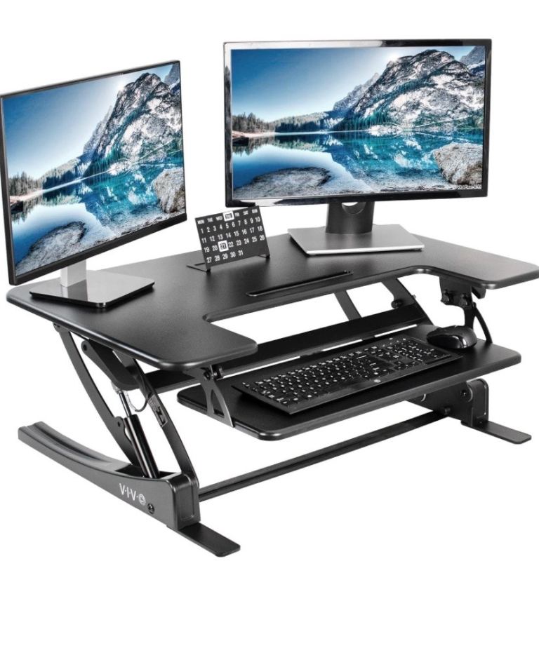 VIVO 91 cm Height Adjustable Stand Up Desk Converter