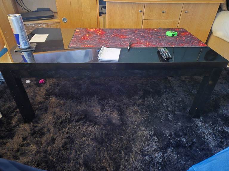 Solid wood coffee table