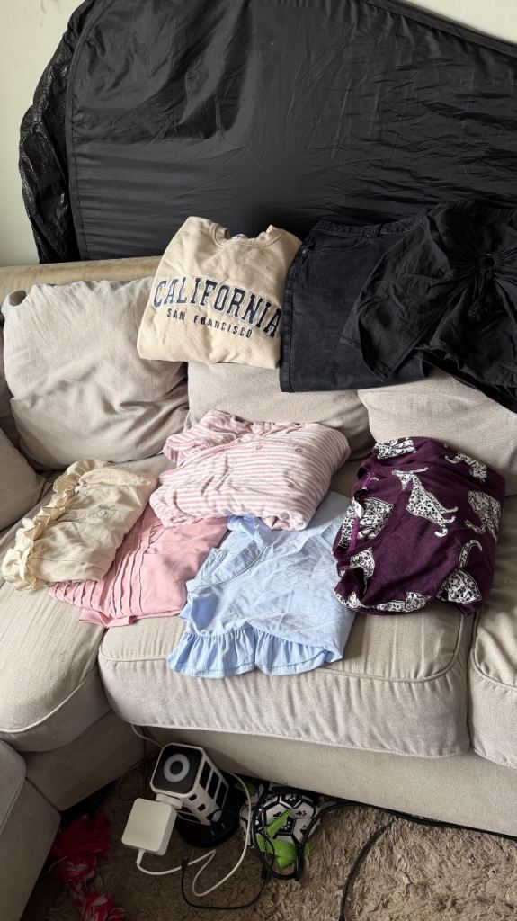 Bundle of Women's Tops & Jumper – Mixed Colours, Good Condition
