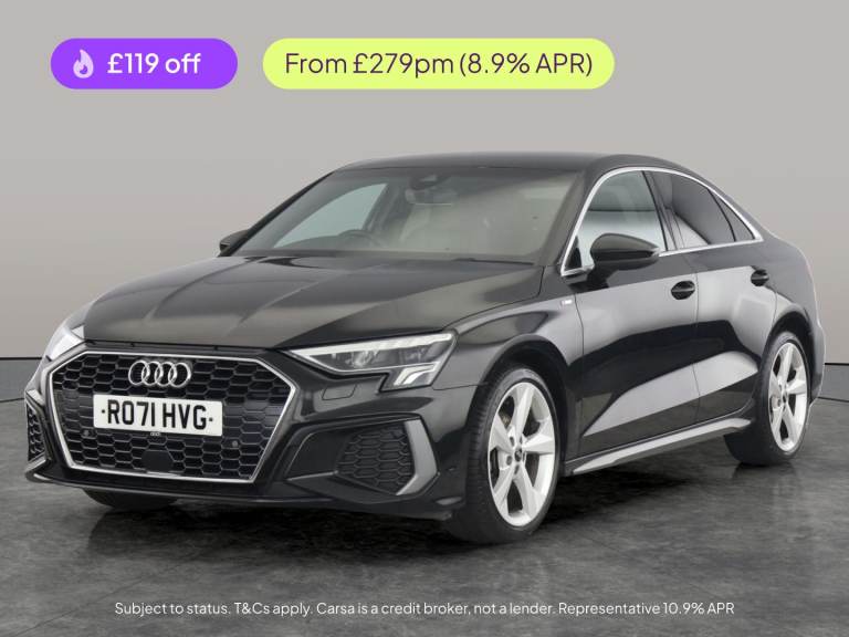 2021 Audi A3 30 TFSI S Line 4dr S Tronic SALOON PETROL Automatic