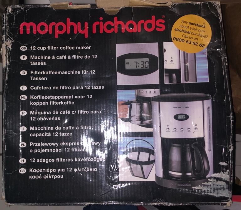Murphy Richards Cafe Mattino coffee maker