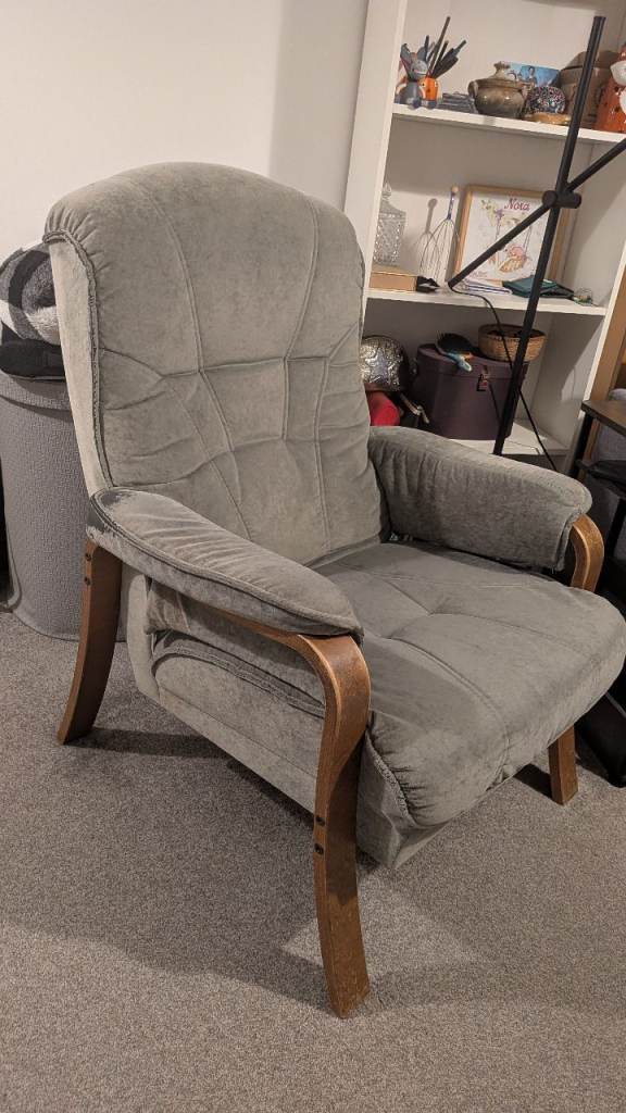 Light green armchair 