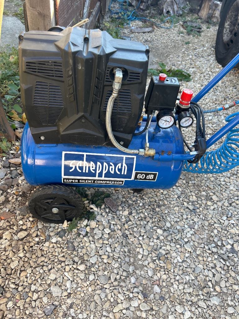 Scheppach Super Silent Air Compressor 60 dB – Good Condition