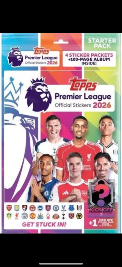 Topps football stickers 