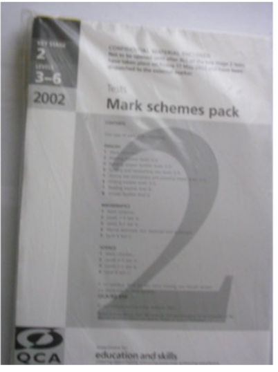 WANTED: QCA 2002 KS2 Mark Scheme Pack