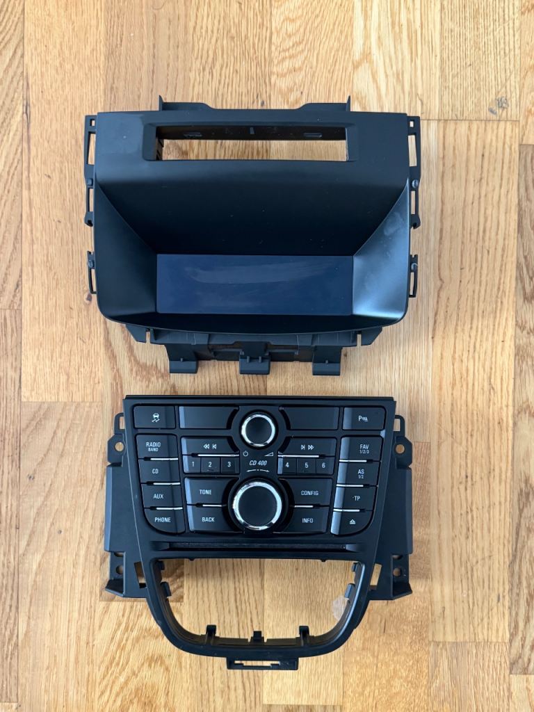 Vauxhall CD 400 ASTRA J Stereo FASCIA & HEAD UNIT 13360091