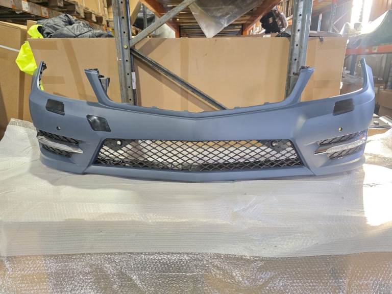 Front bumper for Mercede C Class W204 AMG Line 07-14