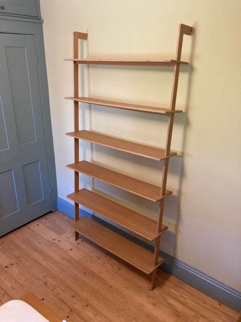 Mid Century Style Wooden Bookshelves