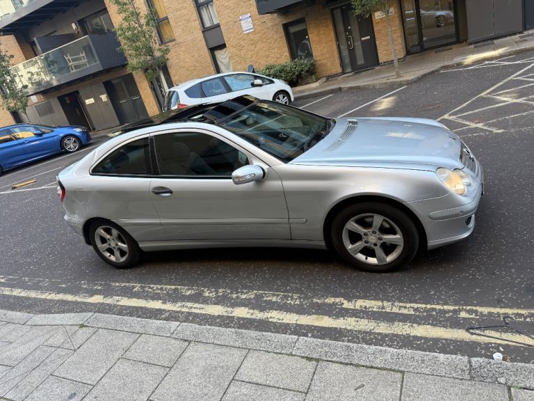 Mercedes-Benz, C CLASS, Coupe, Kompressor, 2008, Automatic, 1796 (cc), ULEZ free, Long Mot, 84 k mlg