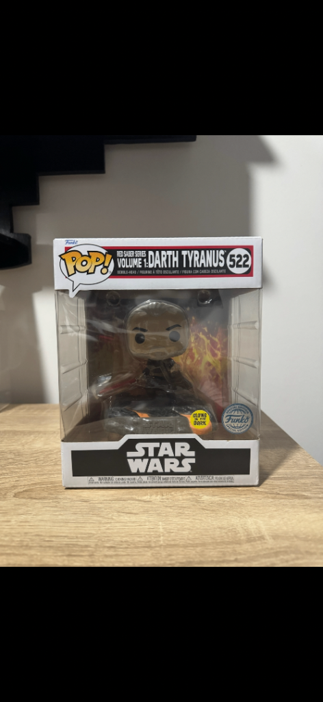 Funko Pop! Star Wars – Red Saber Series Bundle (Darth Tyranus, Darth Sidious & Darth Vader)