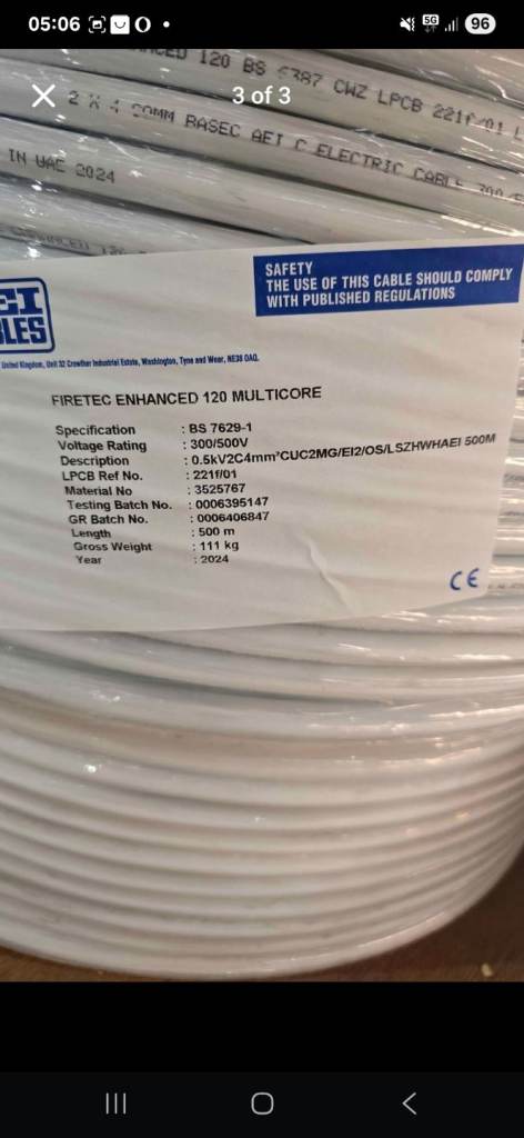 FREETEC ENHANCED 120 MULTICORE Cable – 500m Drum