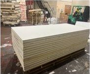 Seconds Insulation Plasterboards 1.2 x 2.4 x 60ml plus 12.5 plasterboard @ £55.00 each INC VAT