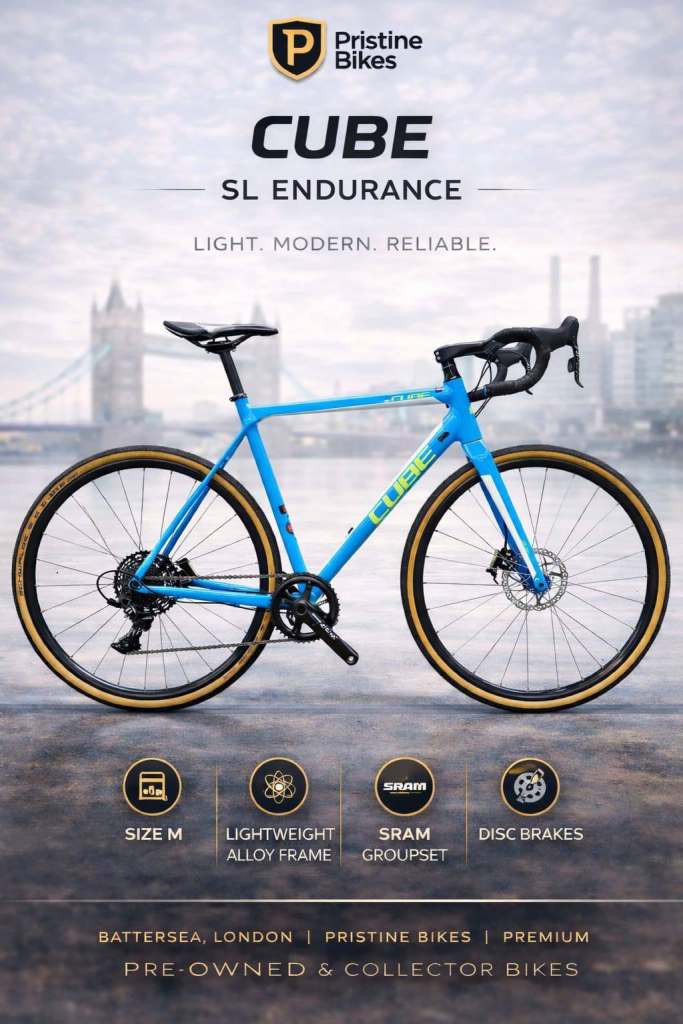 Virtually New CUBE SL SRAM size/M Upgraded Endurance Road Bike M