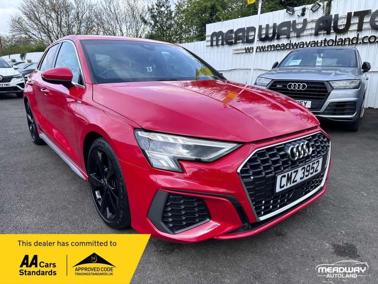 2023 Audi A3 1.0 TFSI 30 S line Sportback S Tronic Euro 6 (s/s) 5dr HATCHBACK Petrol Automatic