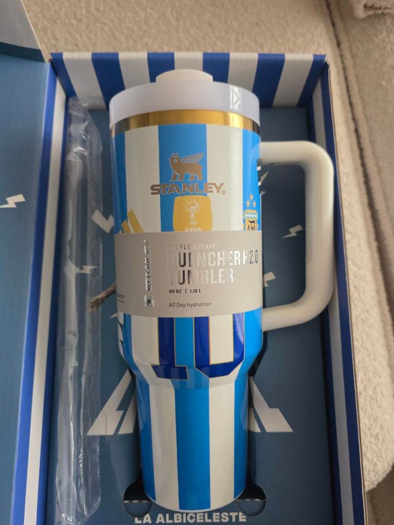 NEW Stanley Quencher H2.0 Tumbler Messi Edition 1.18L