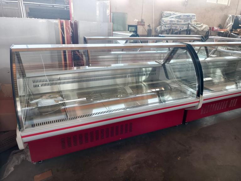 Display fridge deli meat sandwich counter serve over fridge 2meter