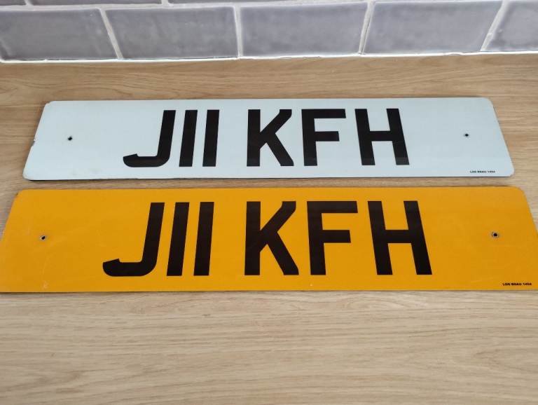 Private registration J11 KFH. On retention.