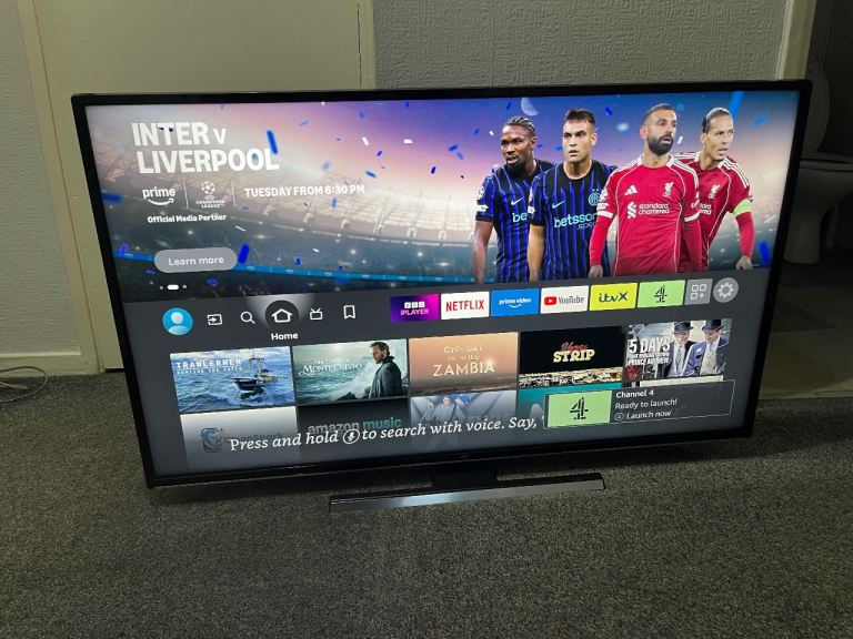 JVC 50” 4K UHD HDR Fire Smart TV in Great Condition (Boxed)