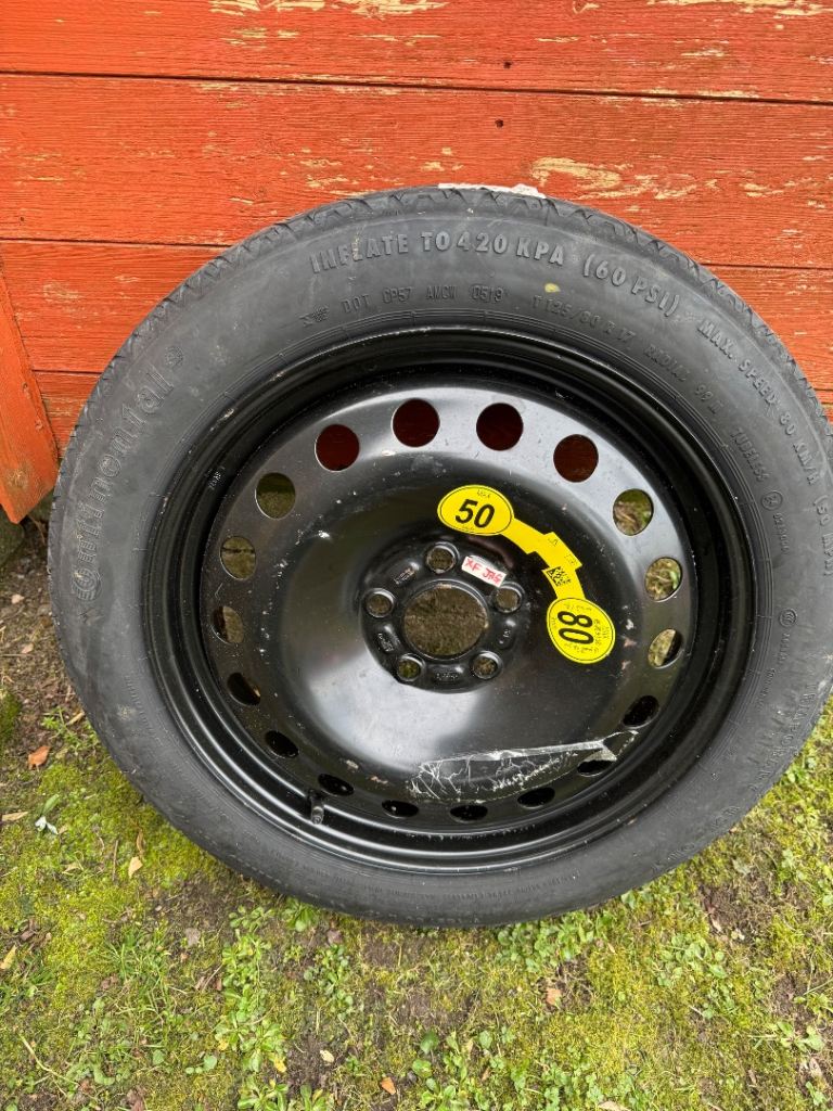 Jaguar xe or xf space saver wheel 