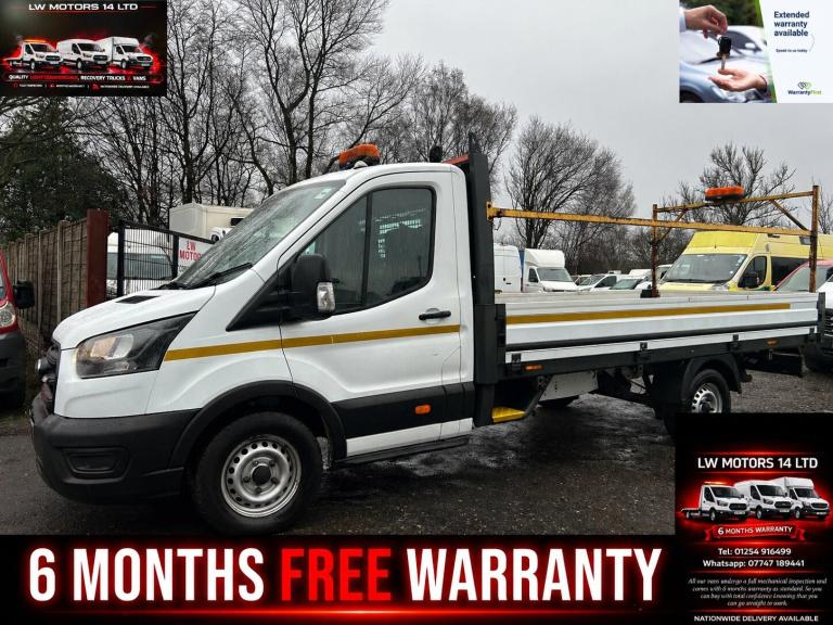 FORD TRANSIT 2.0 ECOBLUE 130BHP L4H1 LWB 13FT6 ALLOY DROPSIDER 2021 71 REG