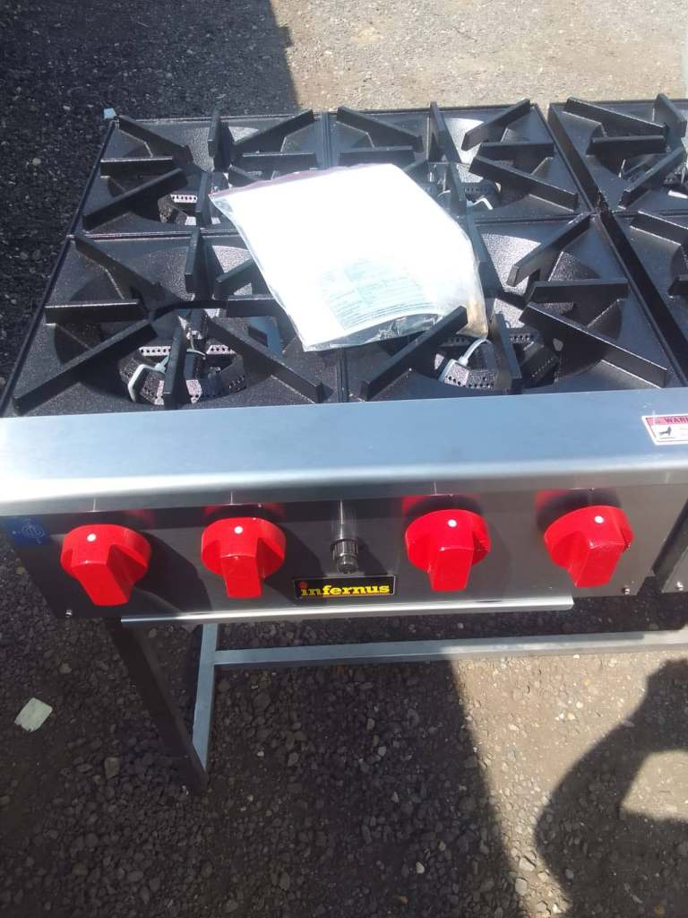 Catering trailer equipment gas tabletop hob burners cookers restaurant kitchen item