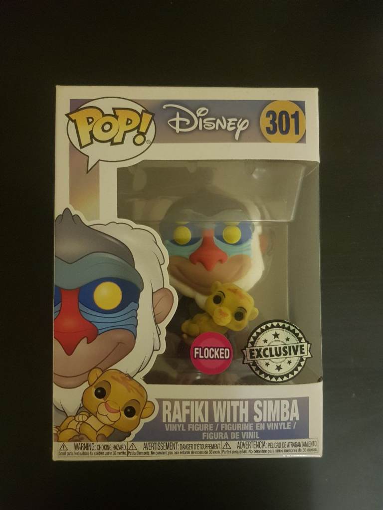 Funko Pop - Rafiki w/Simba - Flocked - Exclusive - Disney