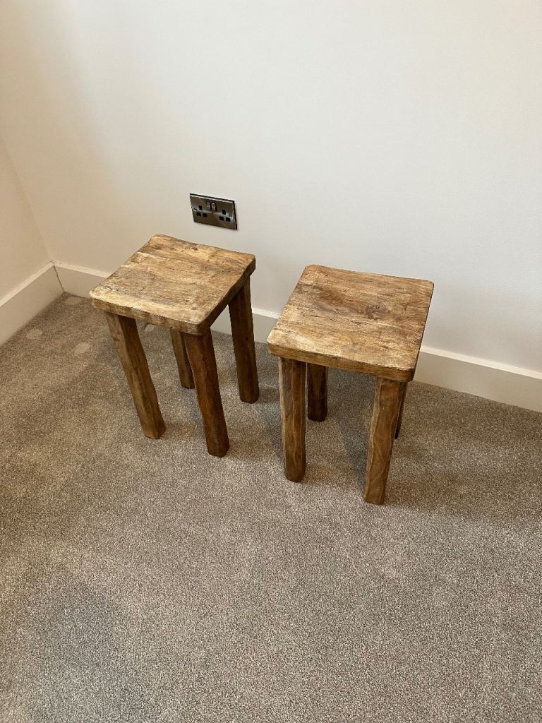 H&M Wooden Bedside Tables 