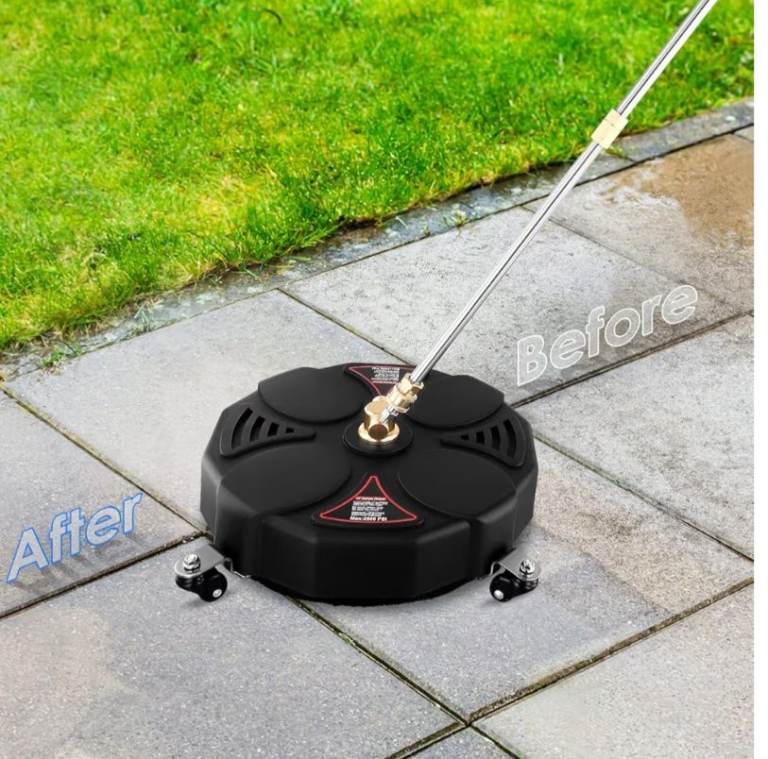 Power washer attachment for patio