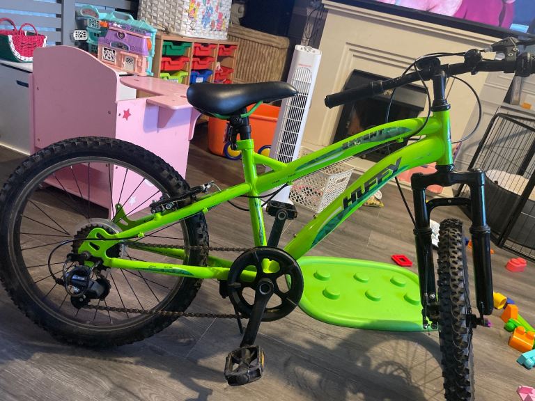 Huffy Kids Mountain Bike – Green, Good Condition