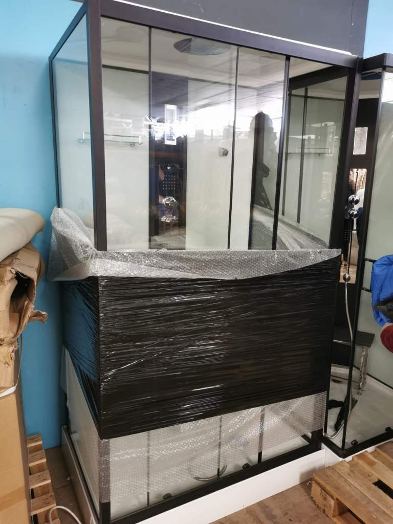 Job lot of ex display new showers 
