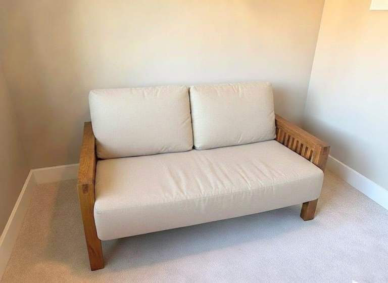 sofabed OKE futon company Sofa double Bed engineered exceptional quality Oak 3 panel mattress