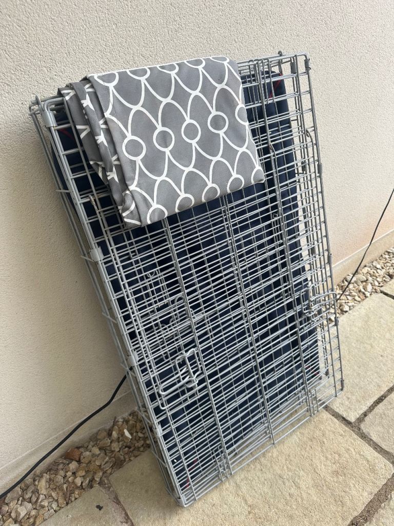 Dog Crate, Cover & Mattress - Medium
