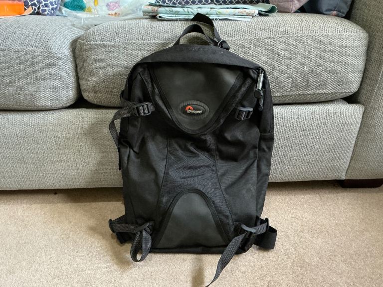 Lowepro Backpack – Black, Good Condition