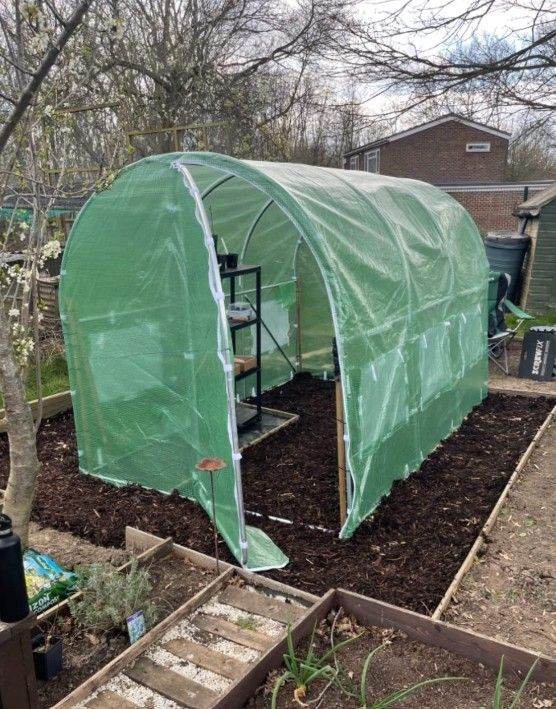 Walk-In Outdoor Polytunnel Greenhouse | Durable Weather-Resistant Steel Grow House