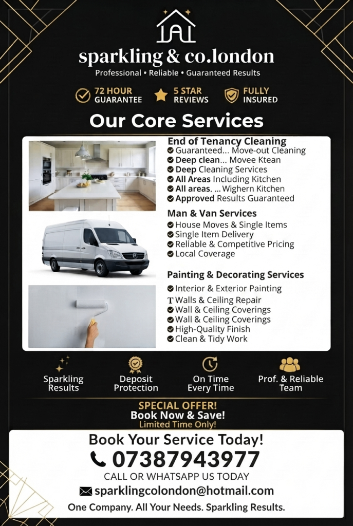 🏡CHEAPEST PROFESSIONAL END OF TENANCY CLEANING LONDON SHORTNOTICE CLEAN/DEEP CLEANING 
