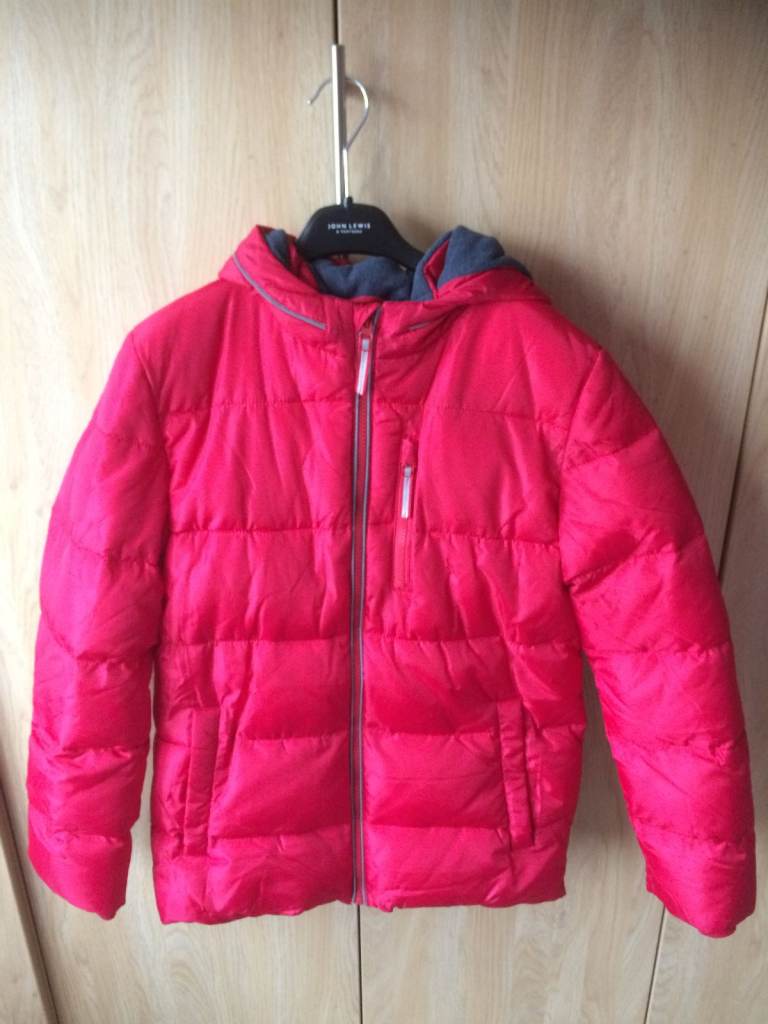 ** New Condition / Never Worn ** - John Lewis Unisex Mid Weight Puffer Coat (Age 13)