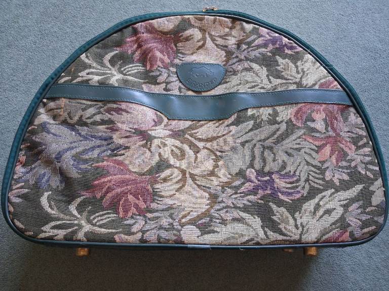 A Half Moon Shaped Travel/Weekend Rhino Branded Patterned Bag