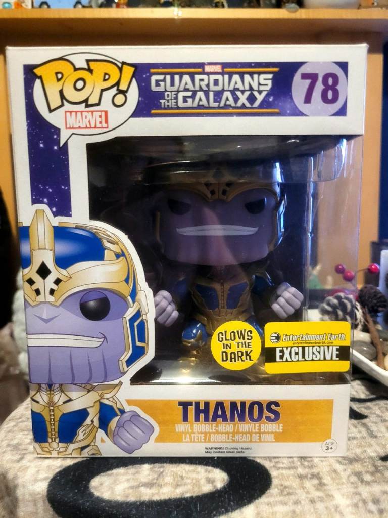 Funko Pop! Marvel Guardians of the Galaxy Thanos #78 - Glow in the Dark