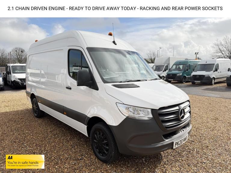 2020 Mercedes-Benz Sprinter 2.1 316 CDI Panel Van 5dr Diesel Manual RWD L2 H2 Euro 6 (163 ps) Pan...